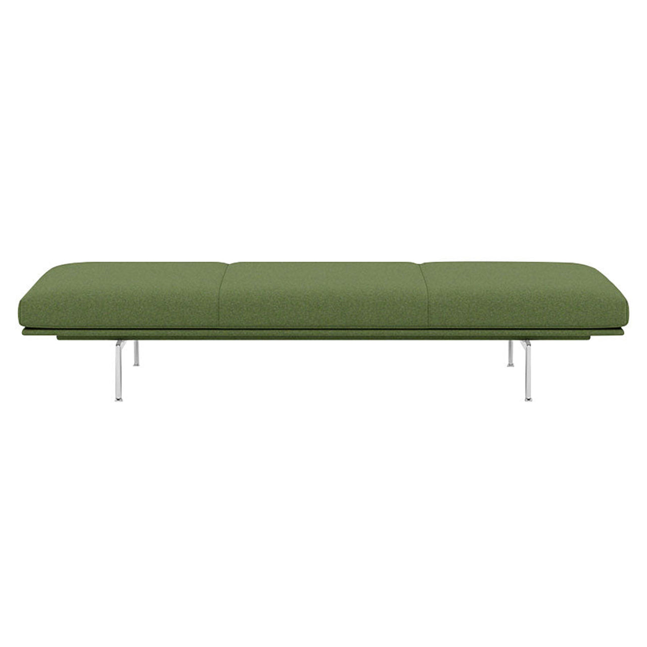 Outline Daybed: Polished Aluminum