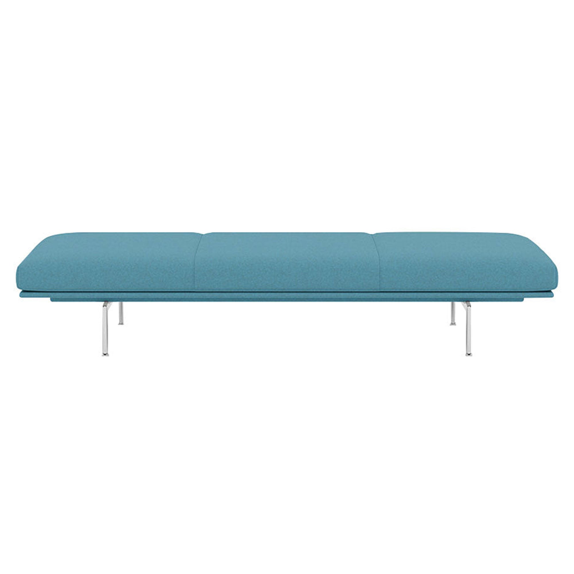 Outline Daybed: Polished Aluminum