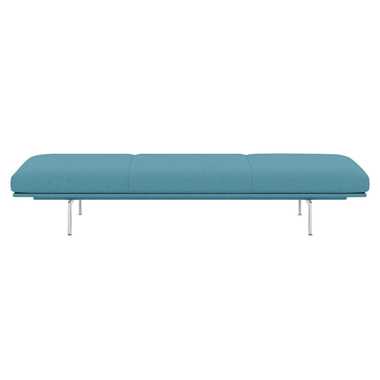 Outline Daybed: Polished Aluminum