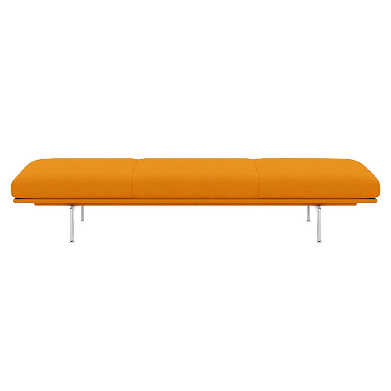 Outline Daybed: Polished Aluminum