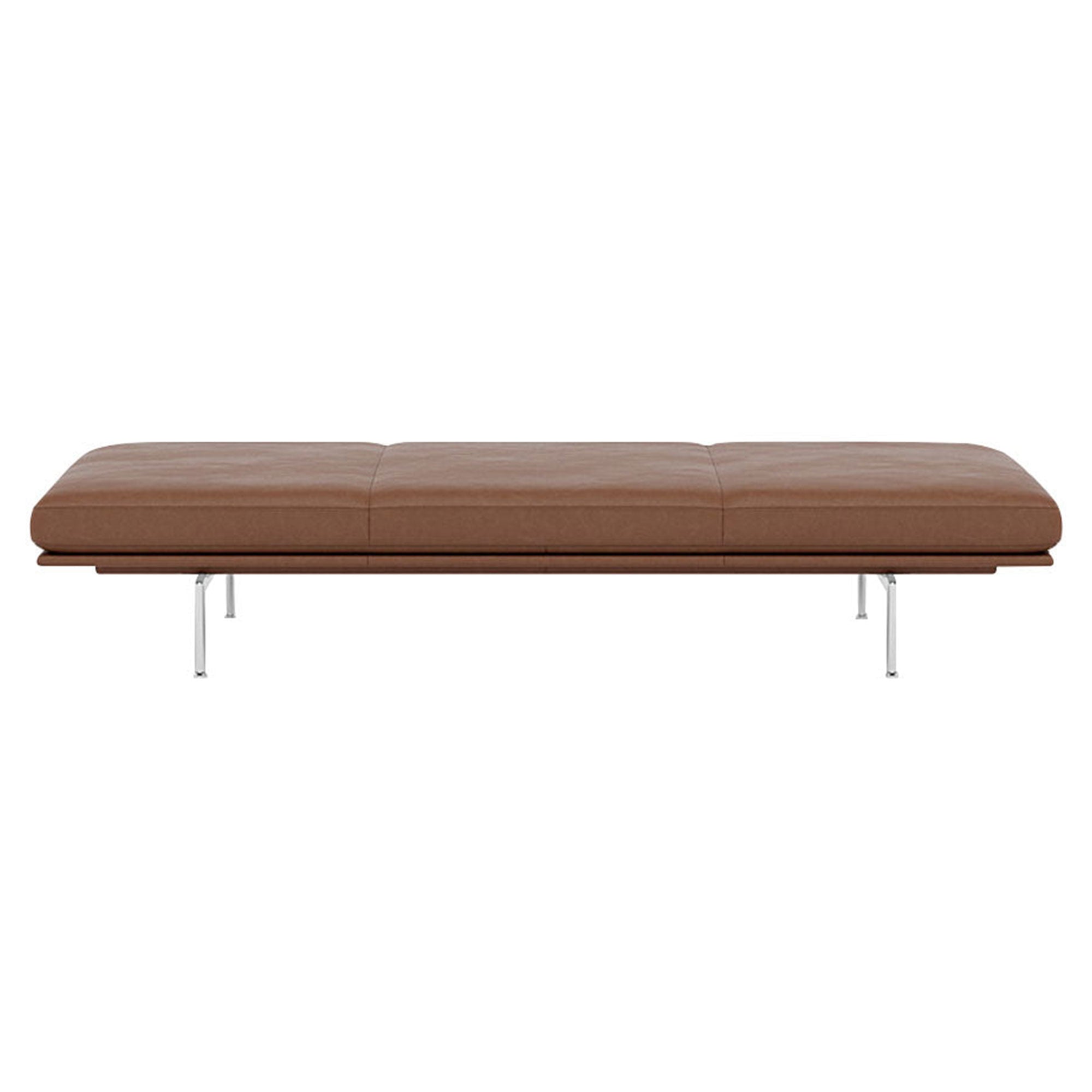 Outline Daybed: Polished Aluminum