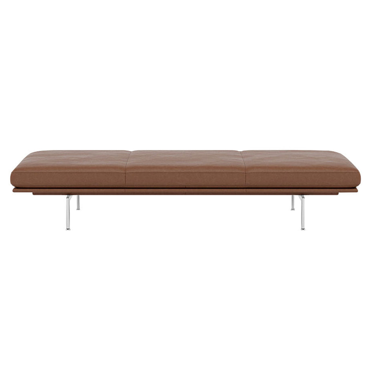 Outline Daybed: Polished Aluminum