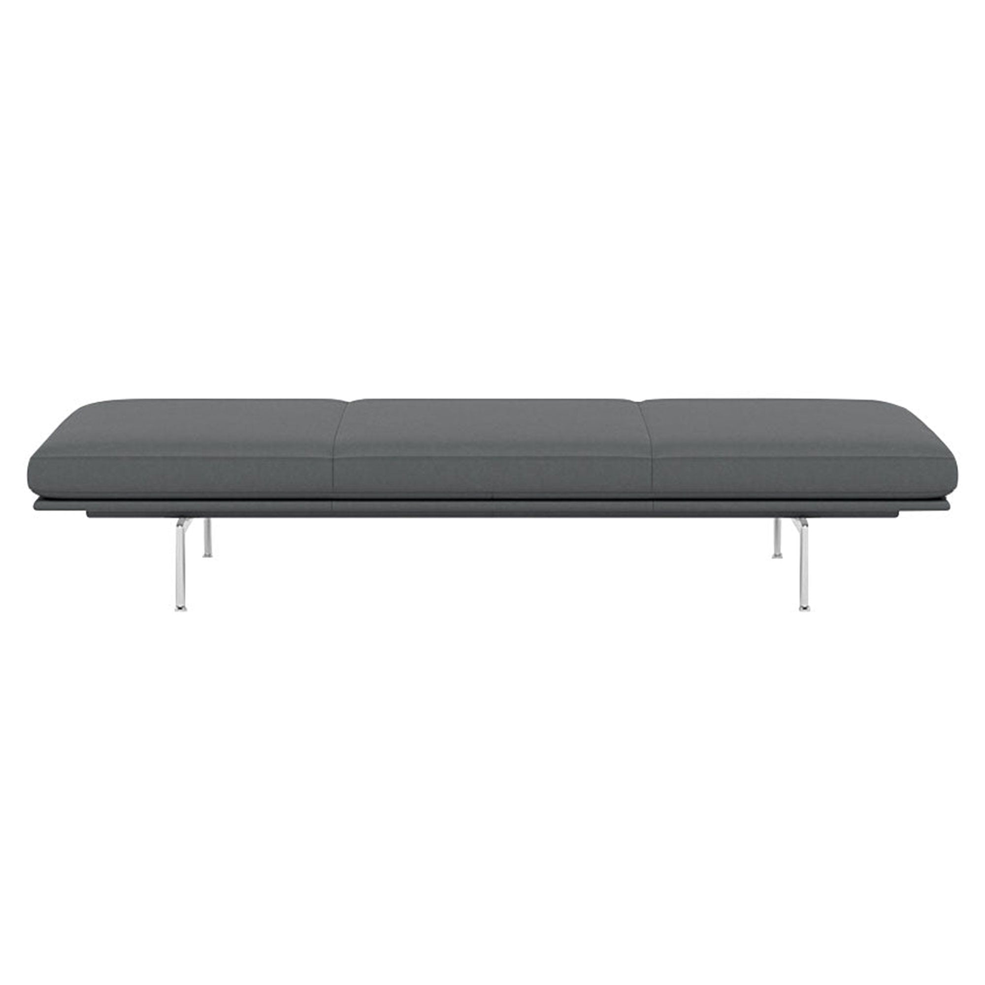 Outline Daybed: Polished Aluminum