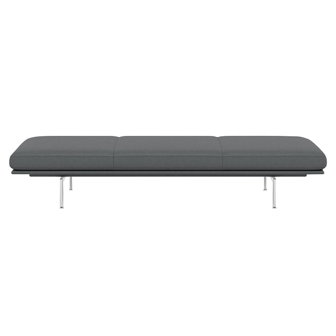 Outline Daybed: Polished Aluminum