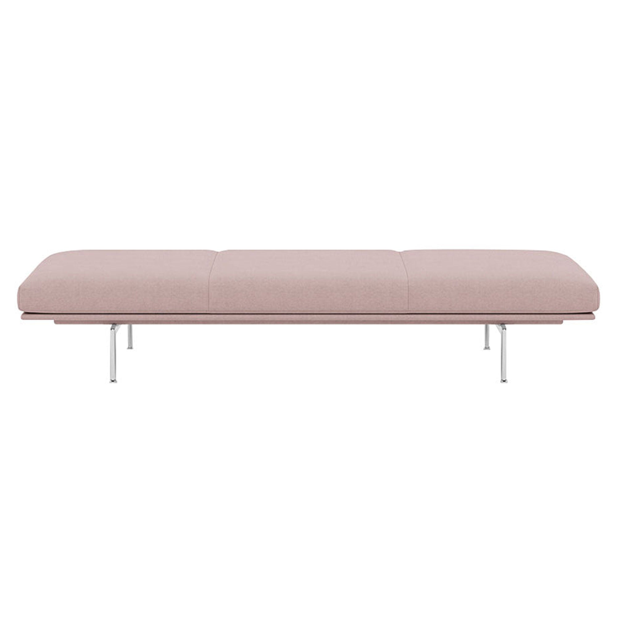 Outline Daybed: Polished Aluminum