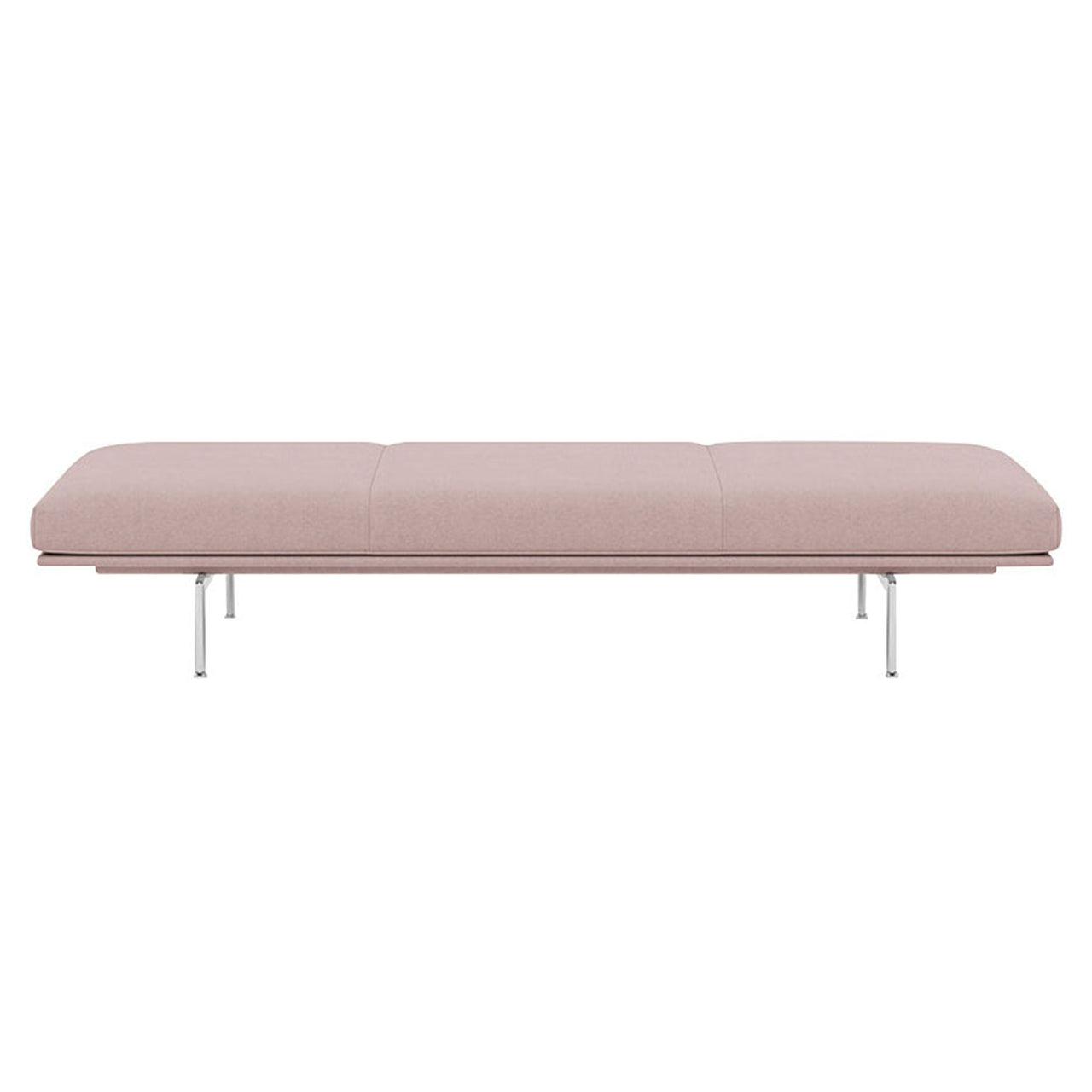 Outline Daybed: Polished Aluminum