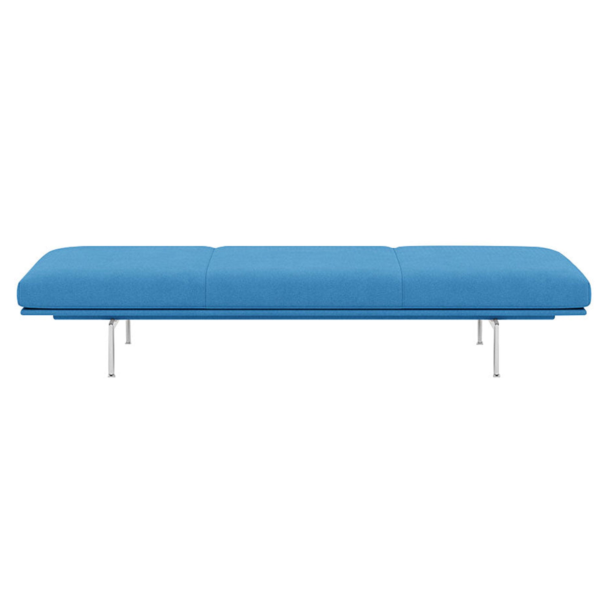 Outline Daybed: Polished Aluminum