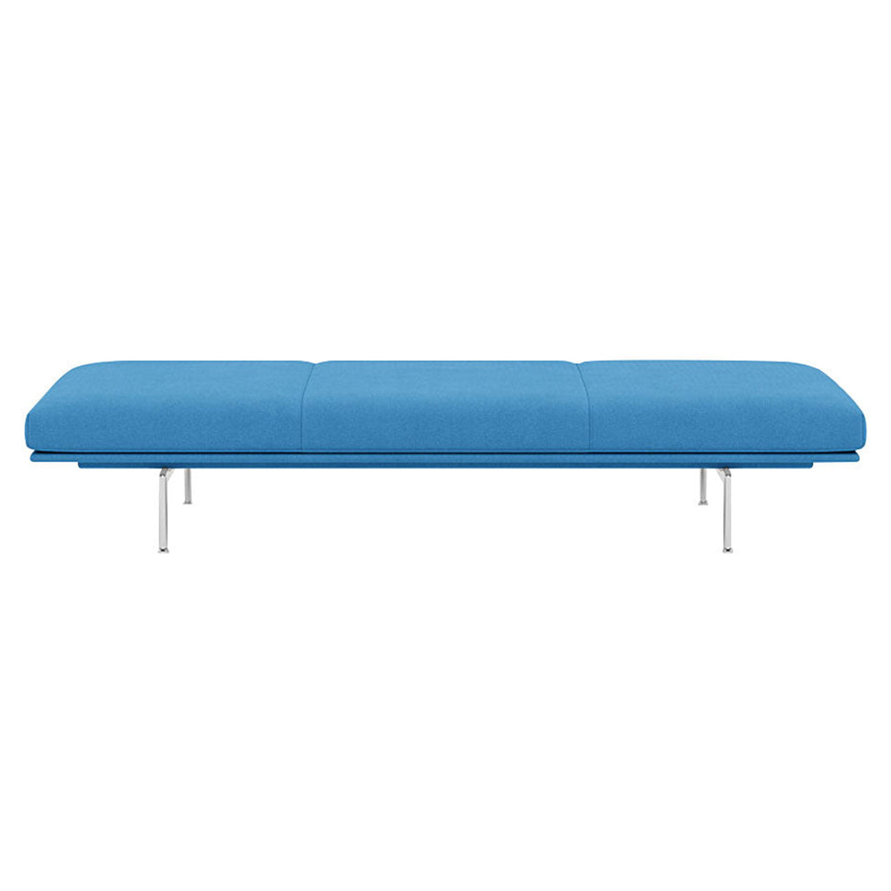 Outline Daybed: Polished Aluminum