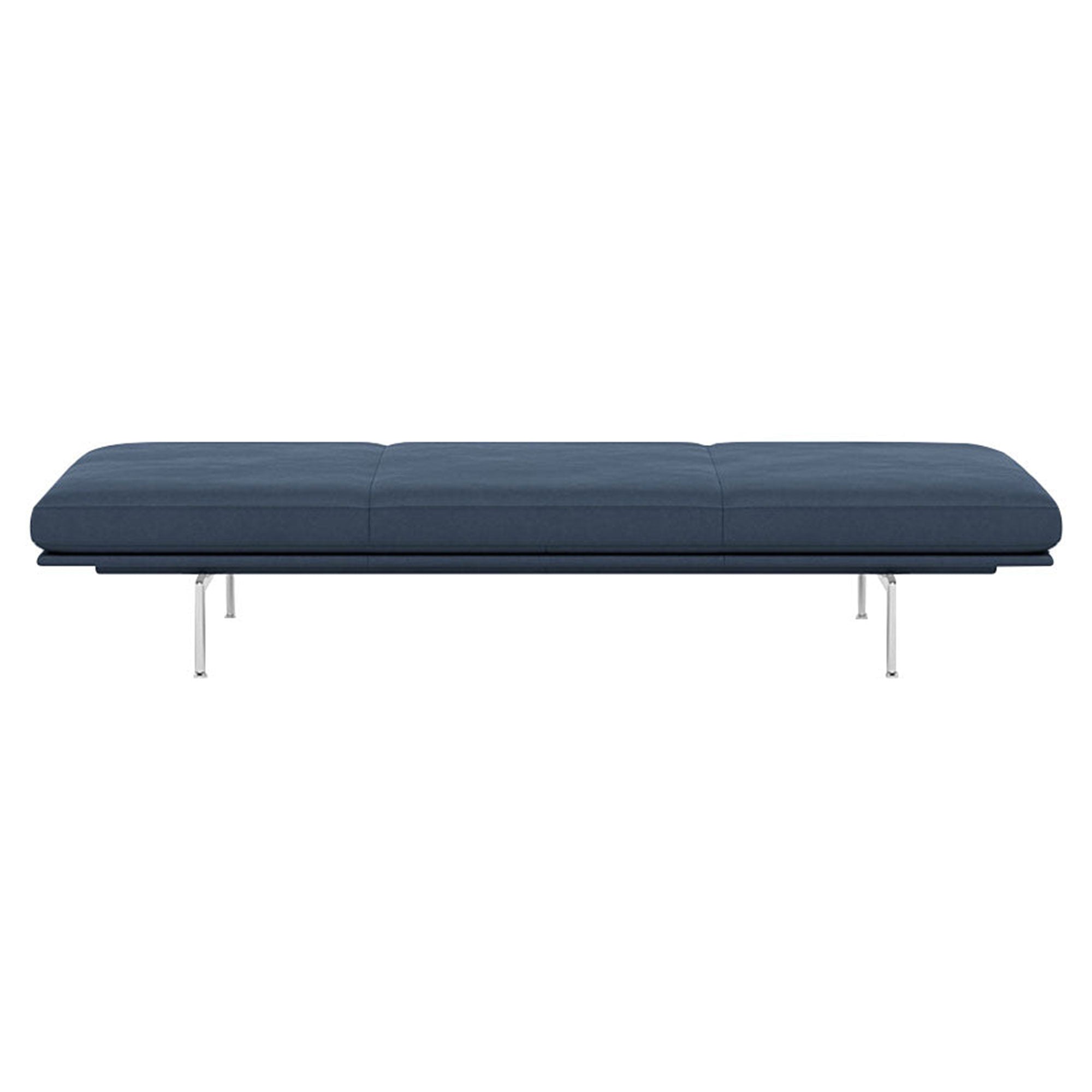Outline Daybed: Polished Aluminum
