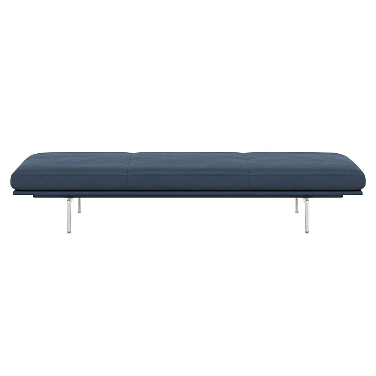 Outline Daybed: Polished Aluminum