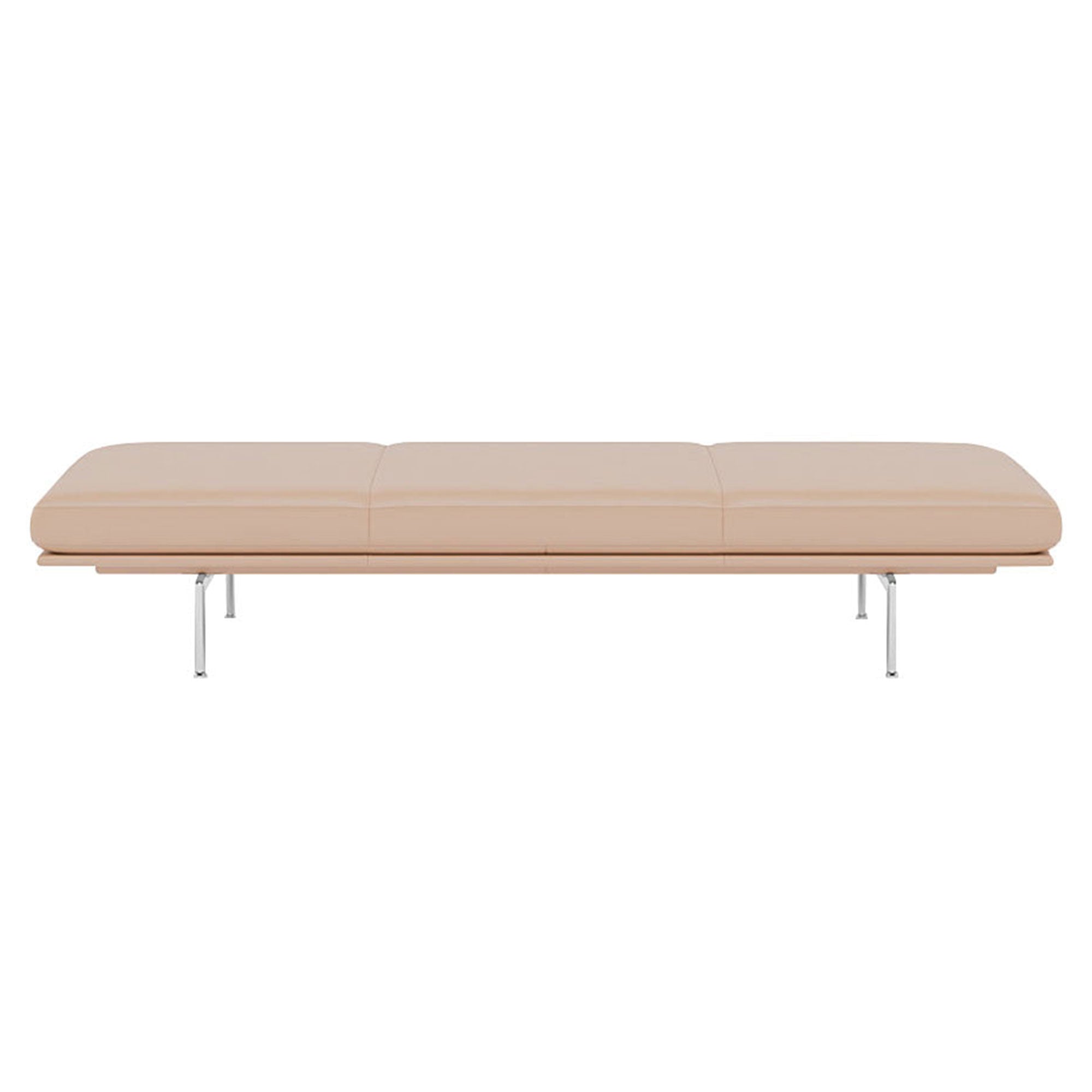 Outline Daybed: Polished Aluminum