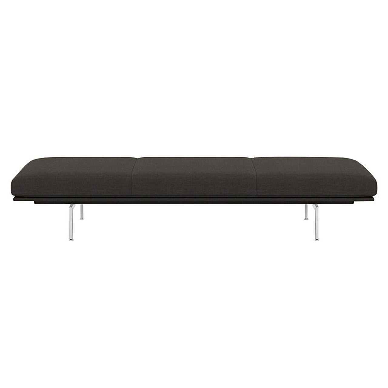 Outline Daybed: Polished Aluminum