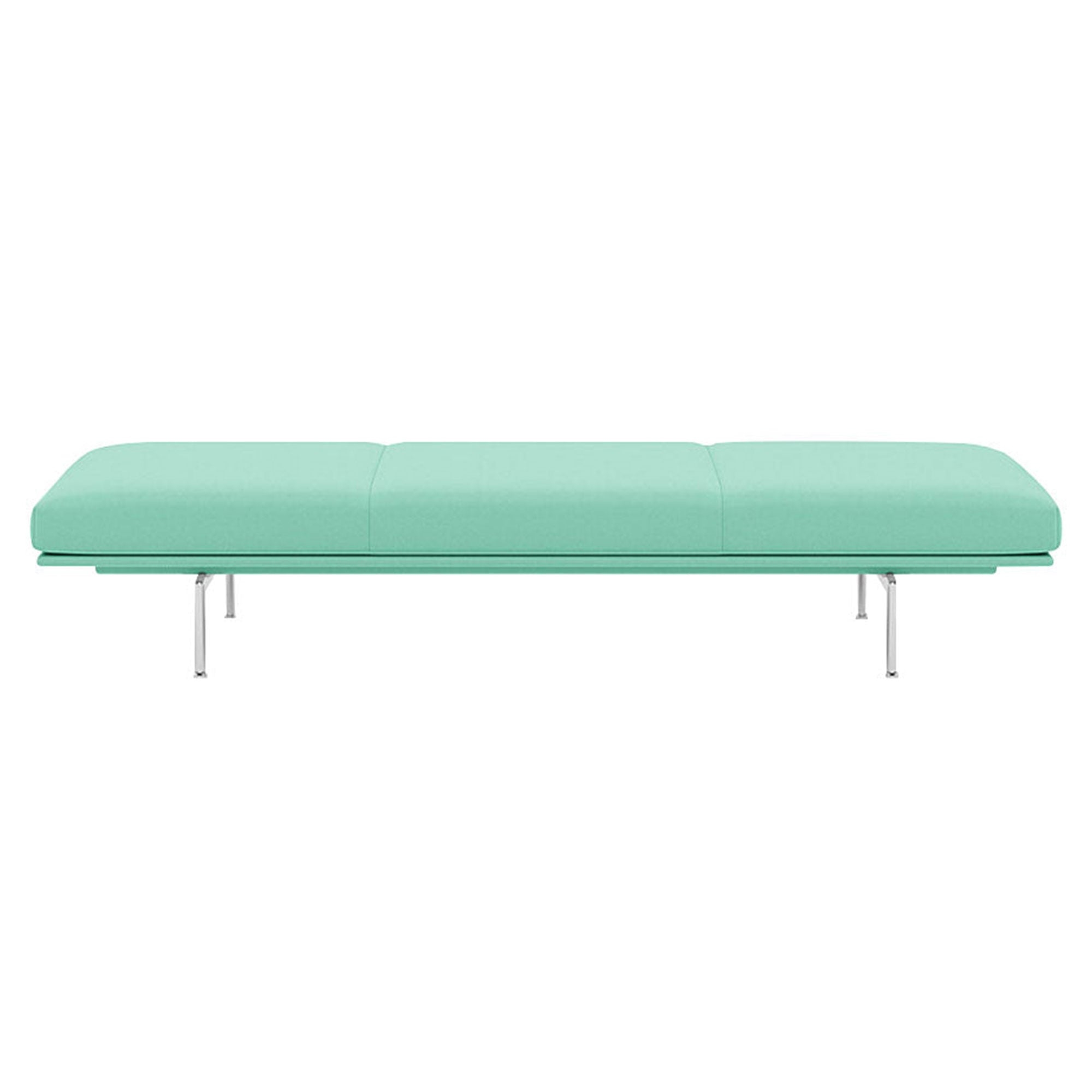 Outline Daybed: Polished Aluminum