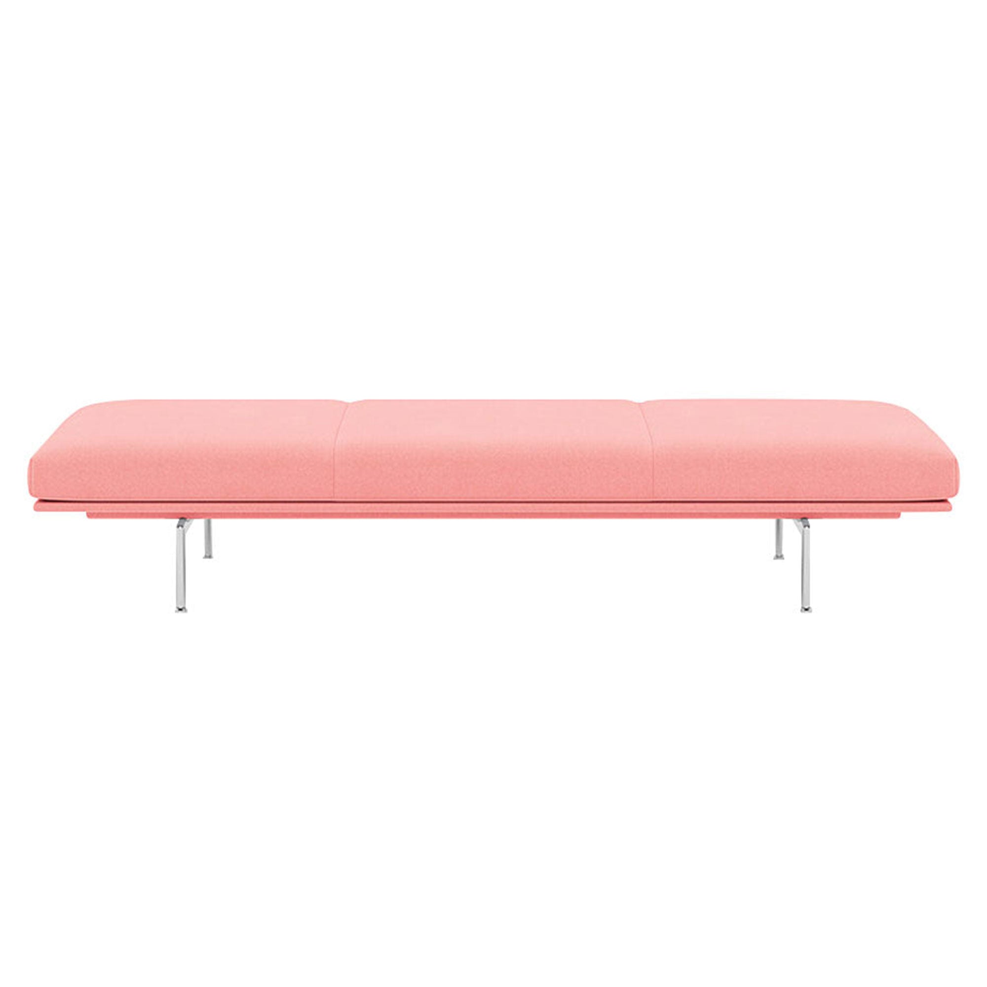 Outline Daybed: Polished Aluminum