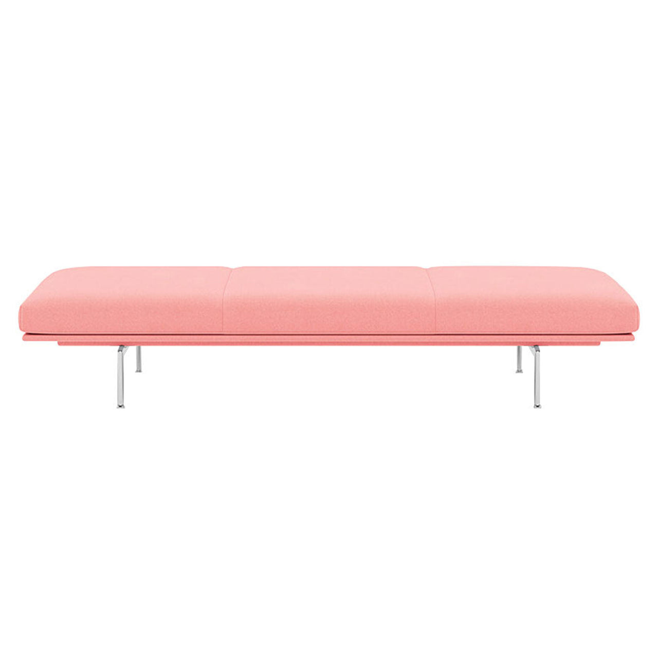 Outline Daybed: Polished Aluminum