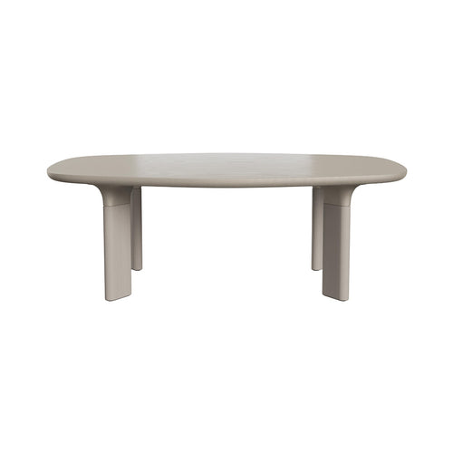 Analog Coffee Table: Light Beige Ash + Light Beige