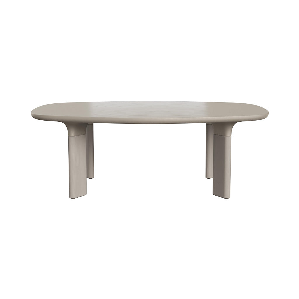 Analog Coffee Table: Light Beige Ash + Light Beige