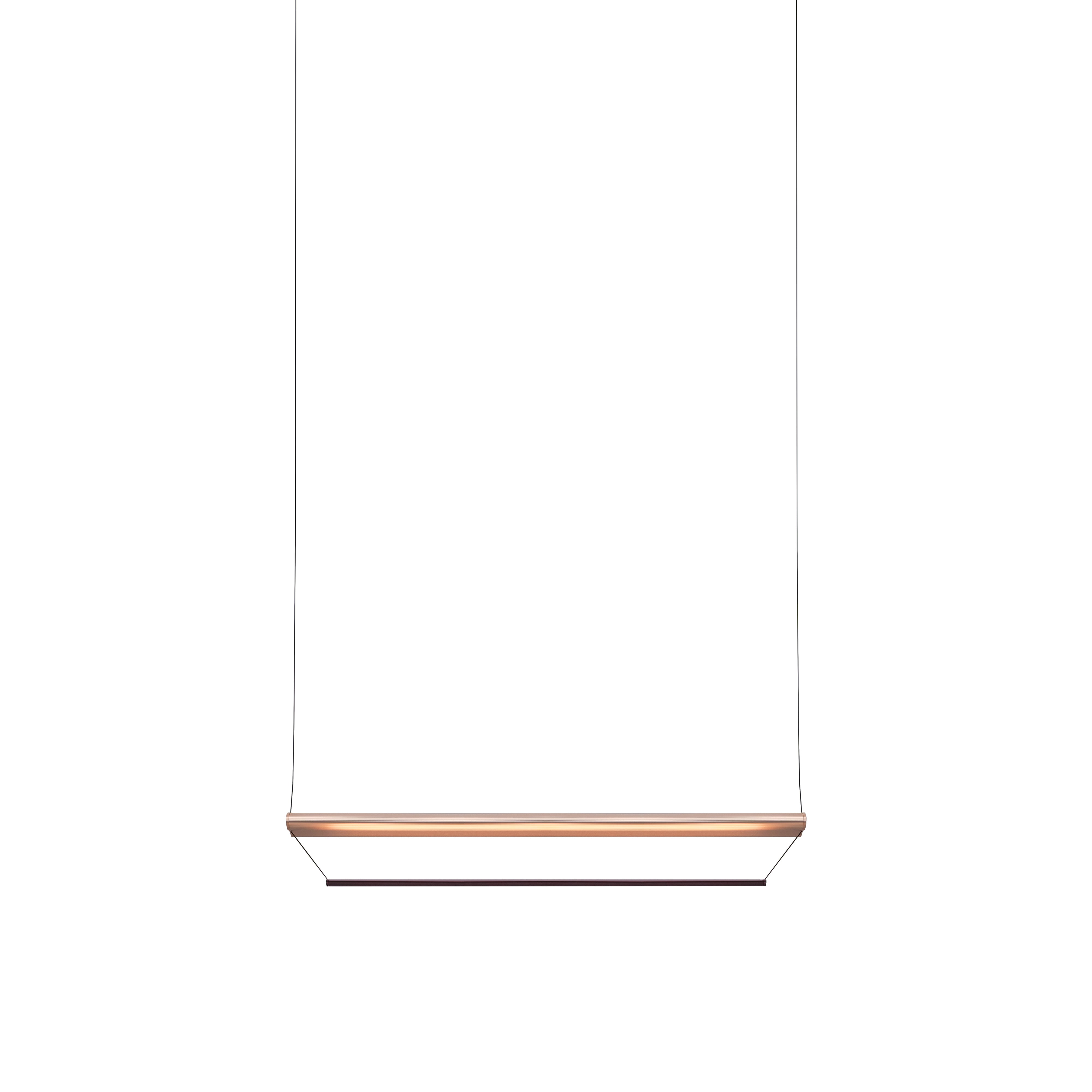 Tier 100 Pendant Light: Anodized Copper + Amethyst