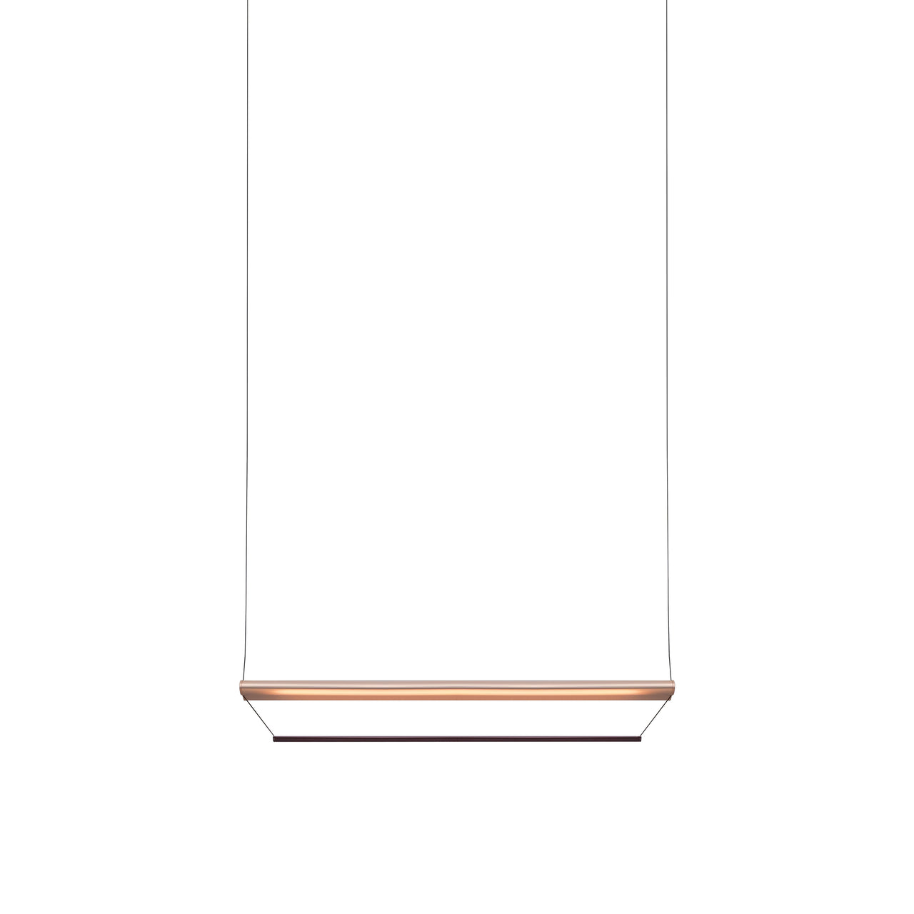 Tier 100 Pendant Light: Anodized Copper + Amethyst