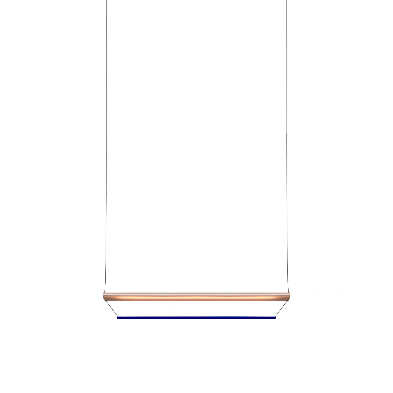 Tier 100 Pendant Light: Anodized Copper + Sapphire