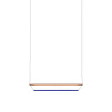 Tier 100 Pendant Light: Anodized Copper + Sapphire