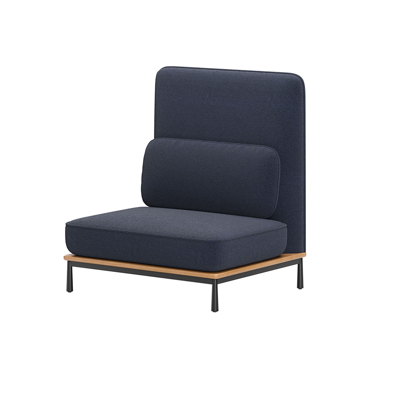 Arc Sofa High Back Middle: 1 + Natural Oak