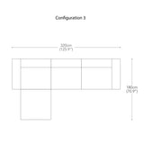 Arcade Modular Sofa: Configuration 3