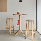 Archive Bar + Counter Stool with Pad: LS