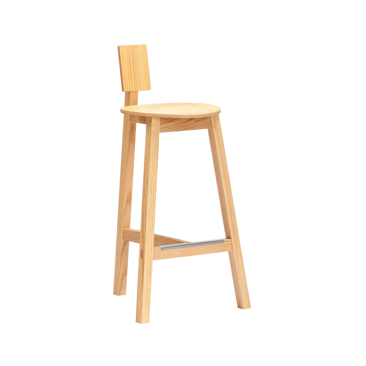 Homage Counter Stool: Natural Oak