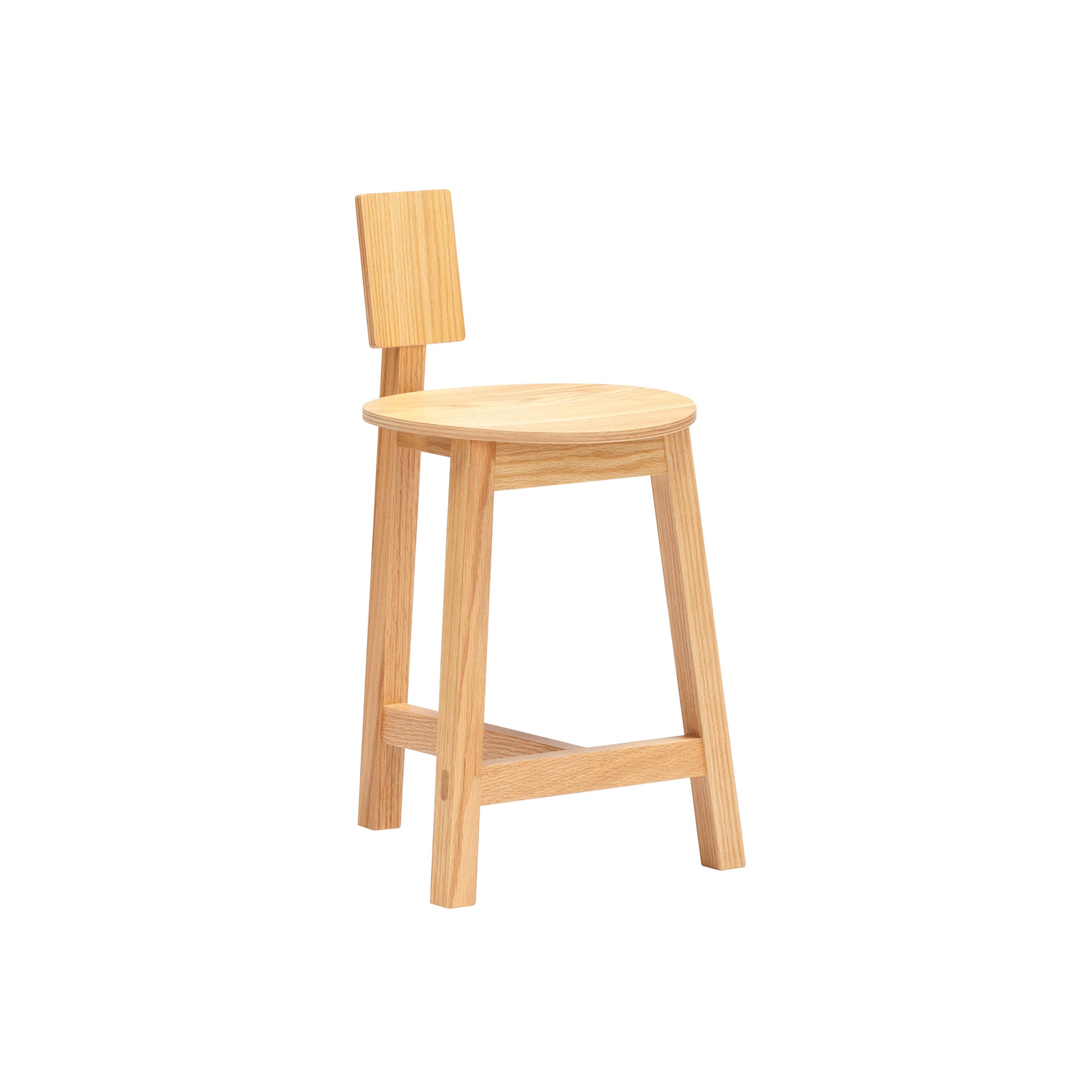 Homage Stool: Natural Oak