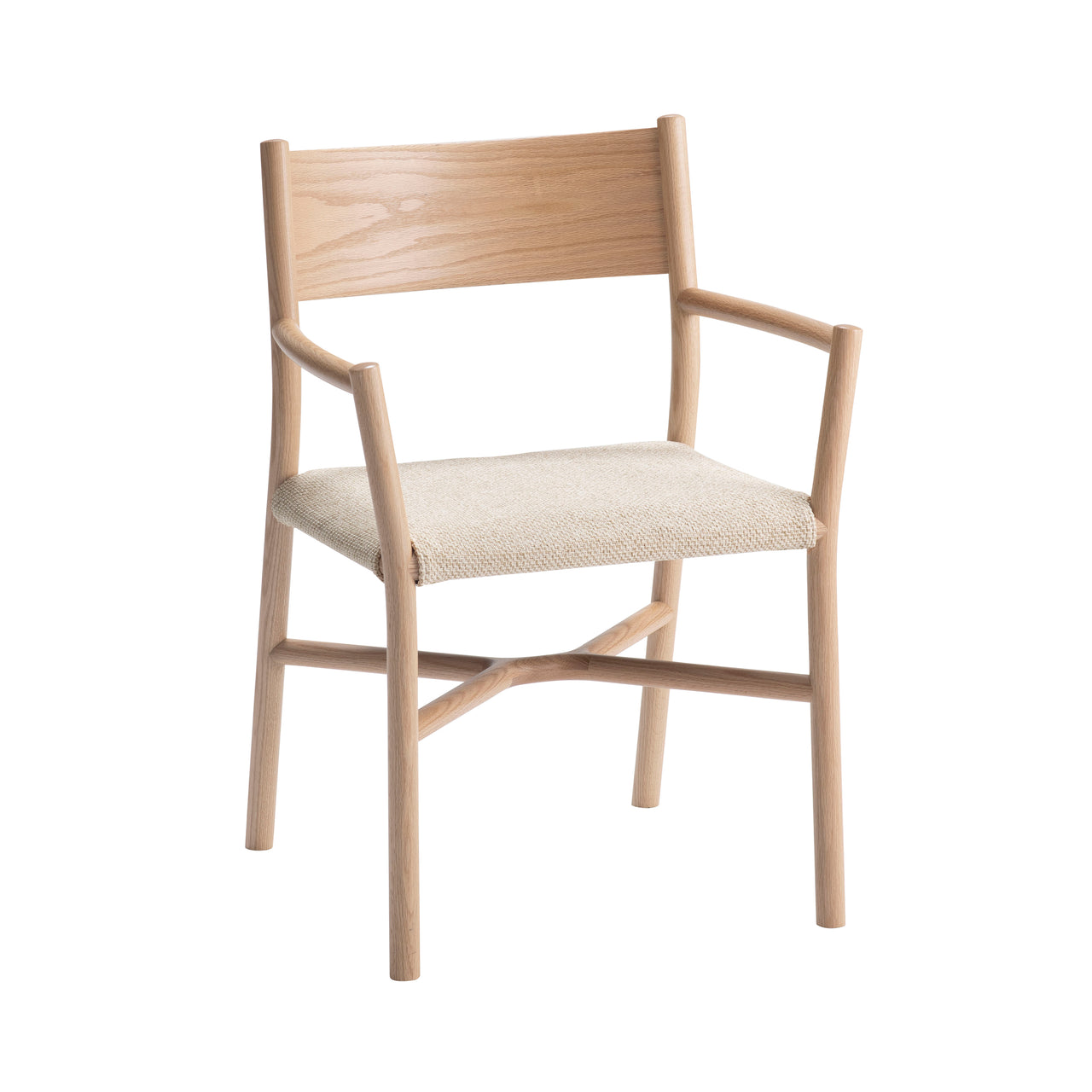 Ariake Armchair: Paper Cord + White Oak + Natural