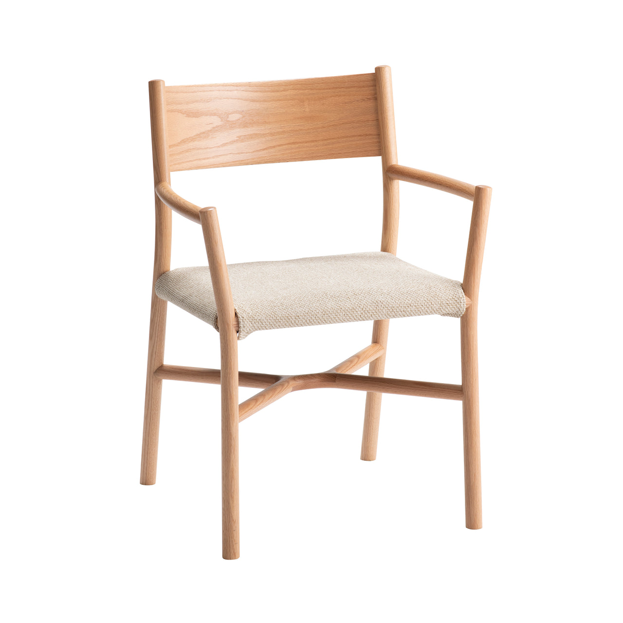 Ariake Armchair: Paper Cord + Natural Oak + Natural