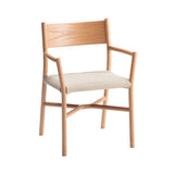 Ariake Armchair: Paper Cord + Natural Oak + Natural