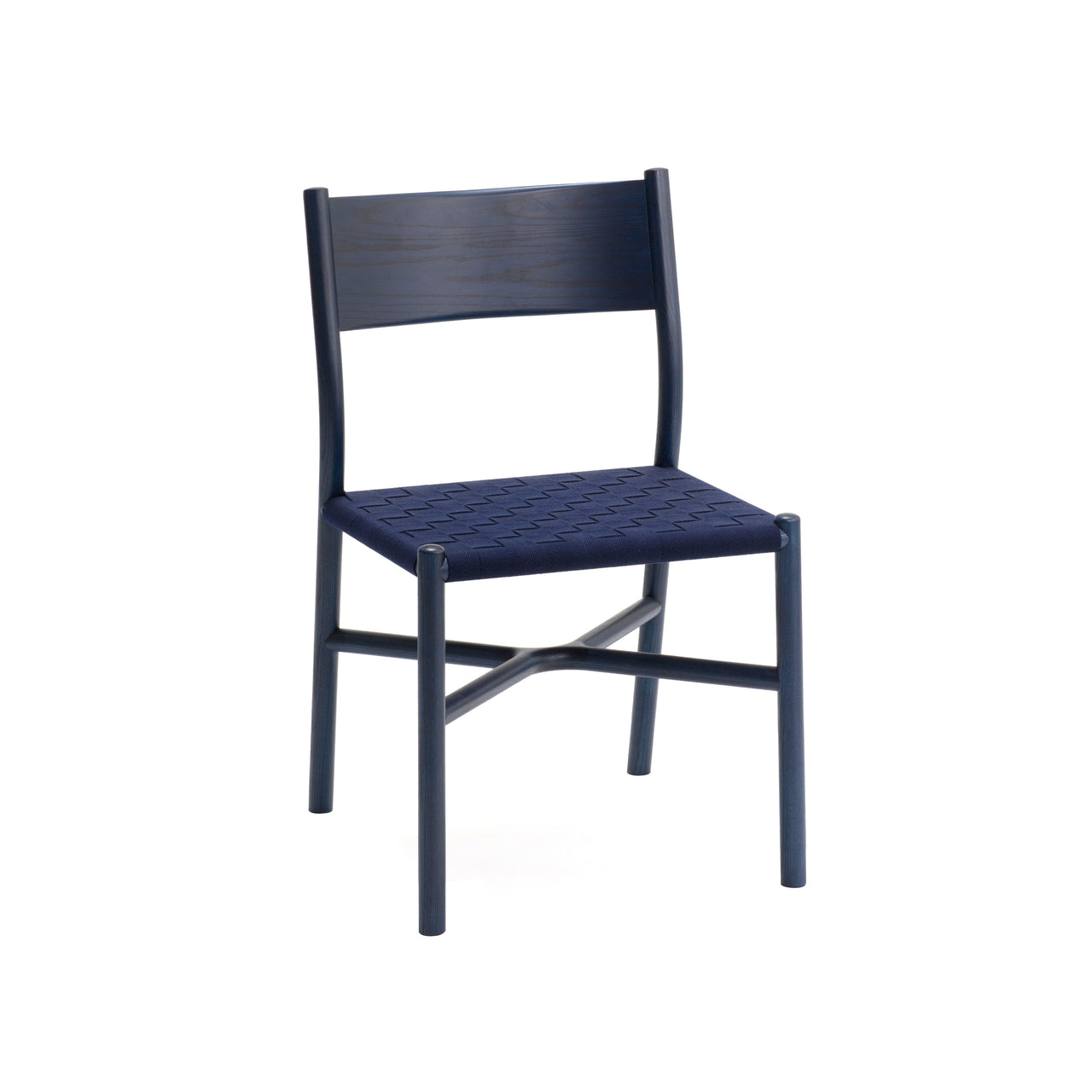 Ariake Chair: Textile Strap + Indigo Ash + Navy