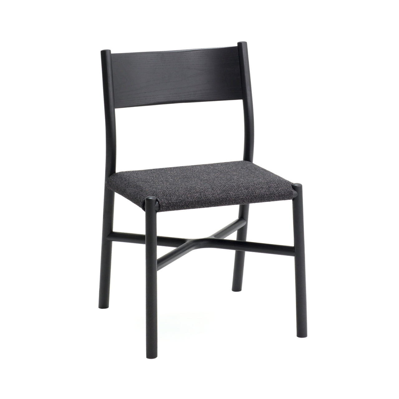 Ariake Chair: Upholstered + Set of 2 + Sumi Ash
