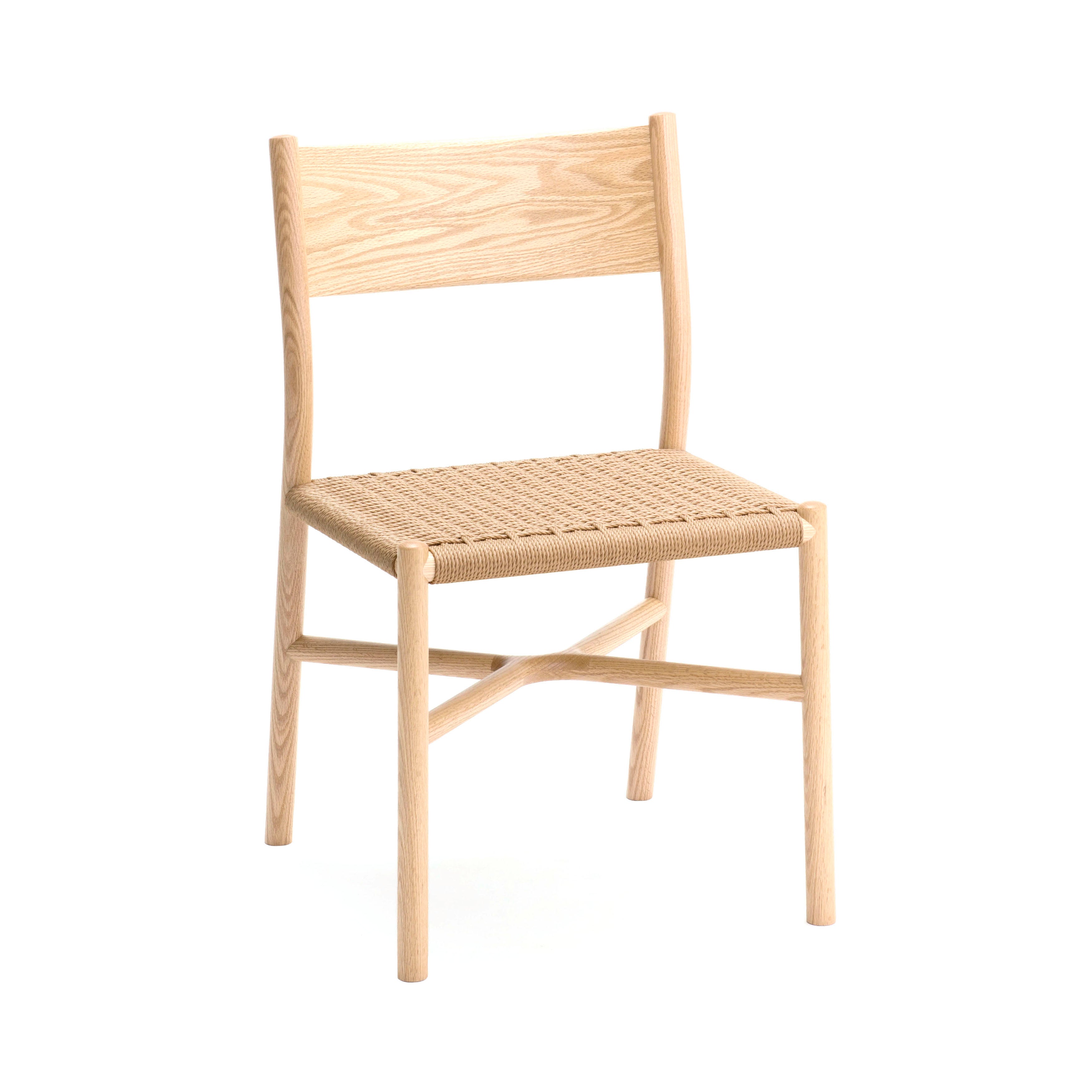 Ariake Chair: Paper Cord + Set of 2 + White Oak + Natural