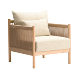 Braid Sofa: 1 Seater + White Oak