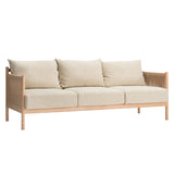 Braid Sofa: 3 Seater + Natural Oak