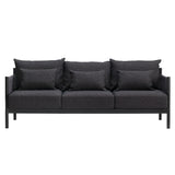 Braid Sofa: 3 Seater + Sumi Ash