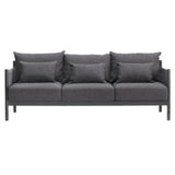 Braid Sofa: Sumi Ash + 3 + Baton B-CGR