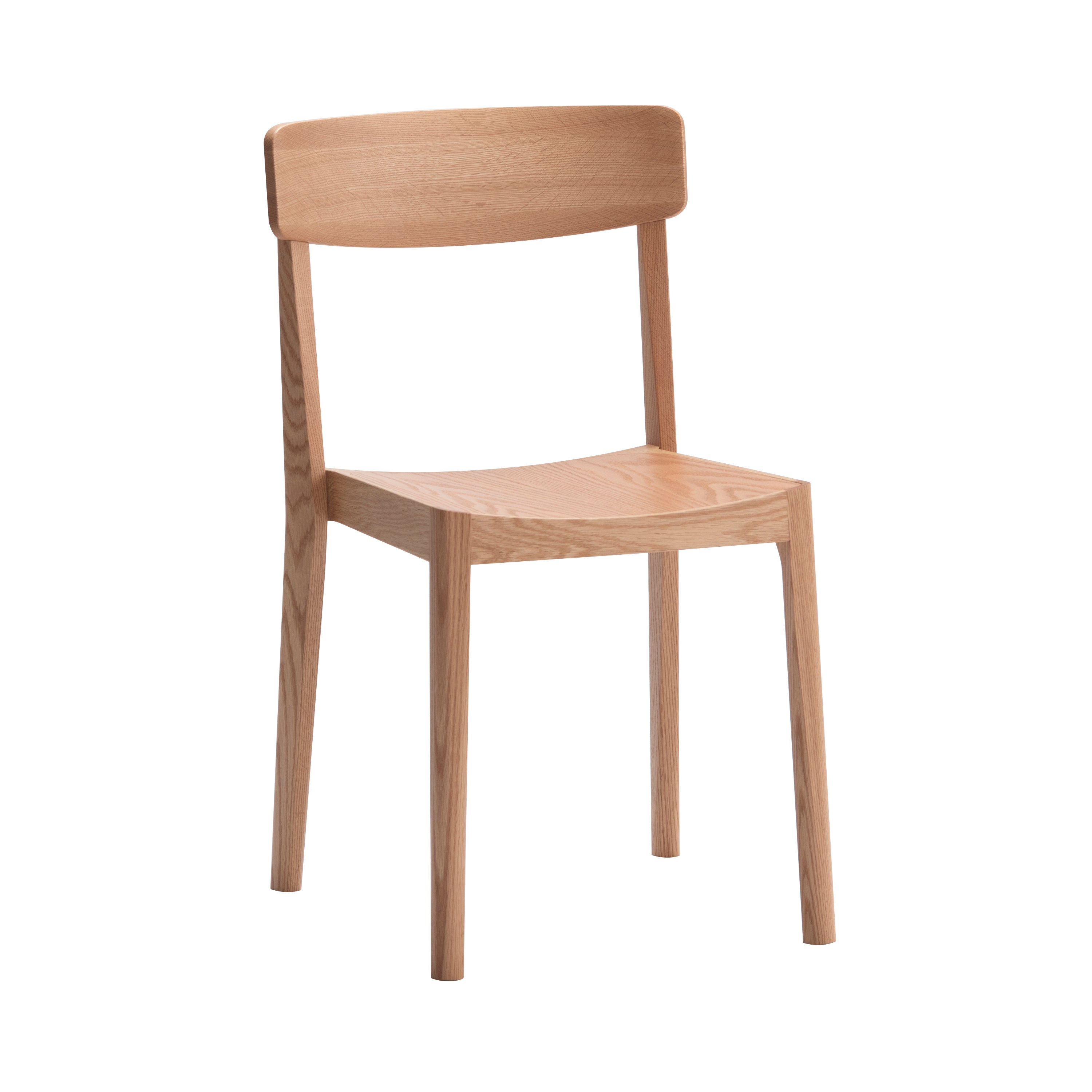 Carved Chair: Set of 2 + Natural Oak