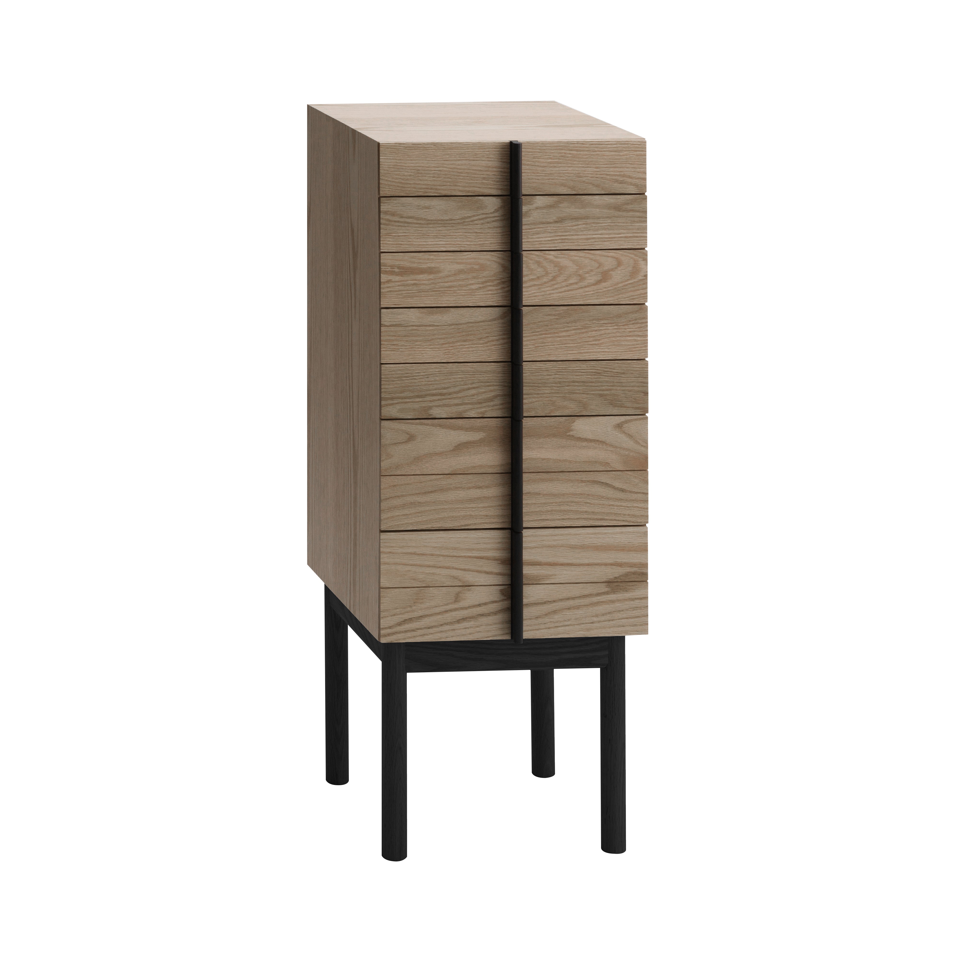 Column Chest: Smoked Oak