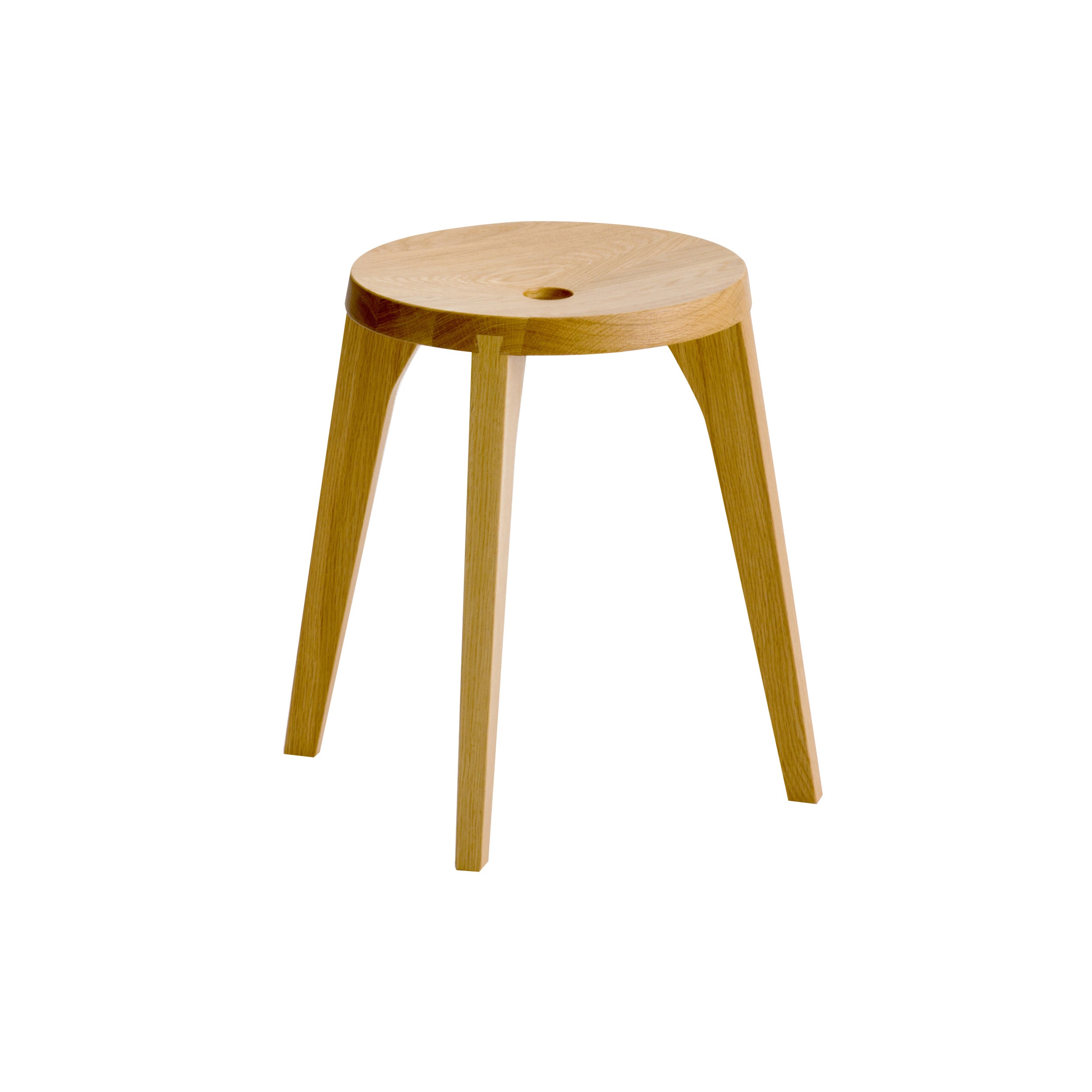 Dovetail Stool: 3 + Natural Oak