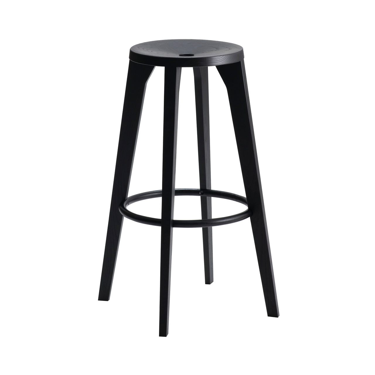 Dovetail Bar + Counter Stool: Bar + Sumi Ash