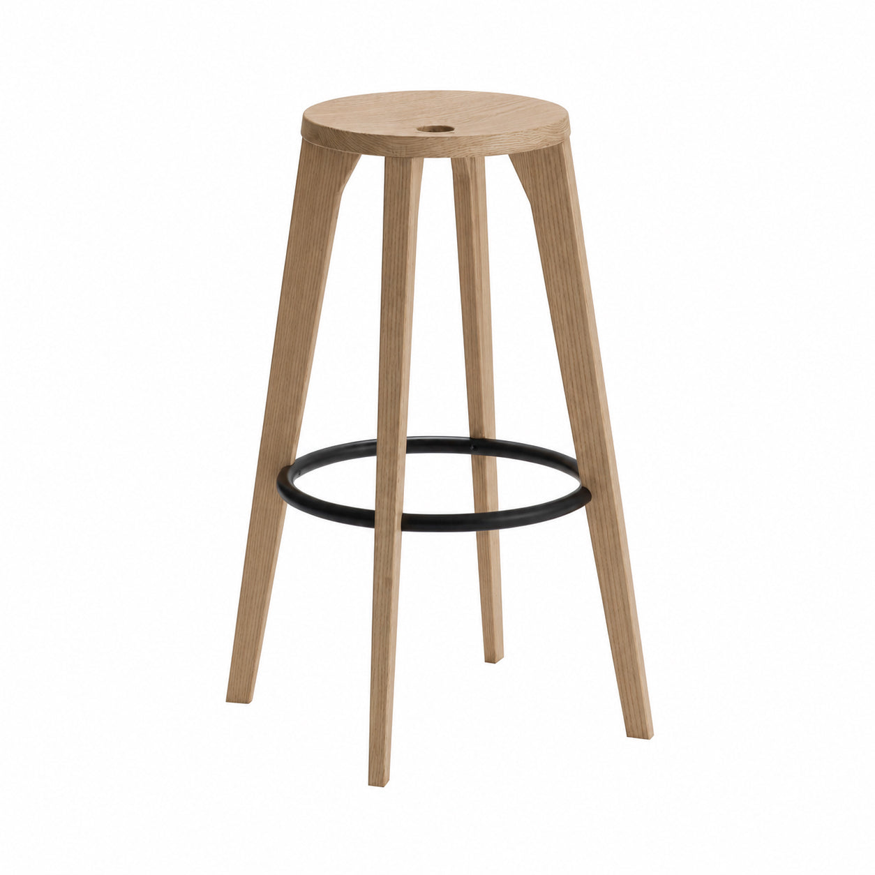 Dovetail Bar + Counter Stool: Bar + White Oak