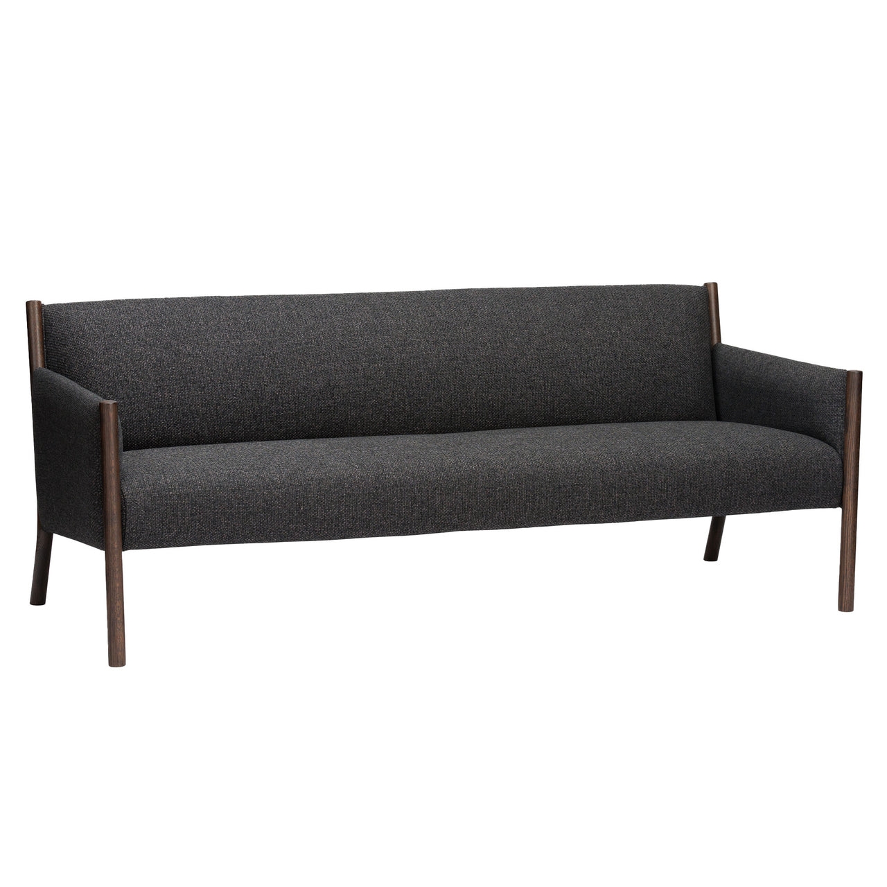 Rin Sofa: 3 Seater + Smoke Oak