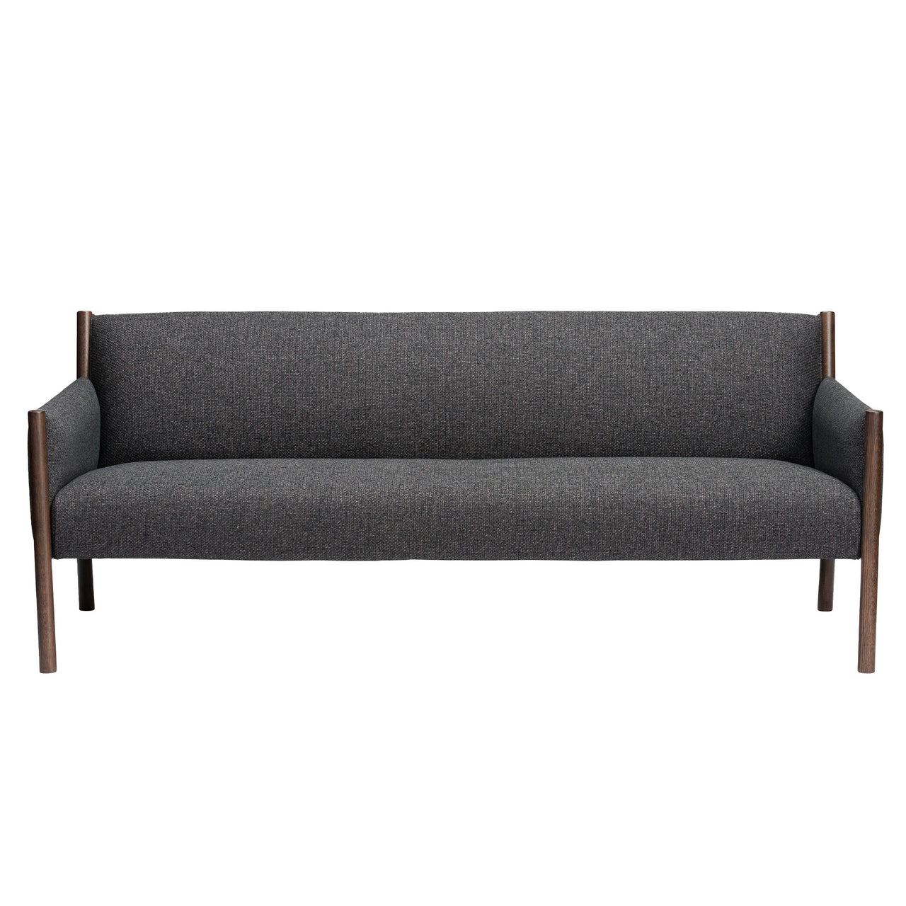 Rin Sofa: 3 Seater + Smoke Oak