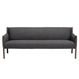 Rin Sofa: 3 Seater + Smoke Oak