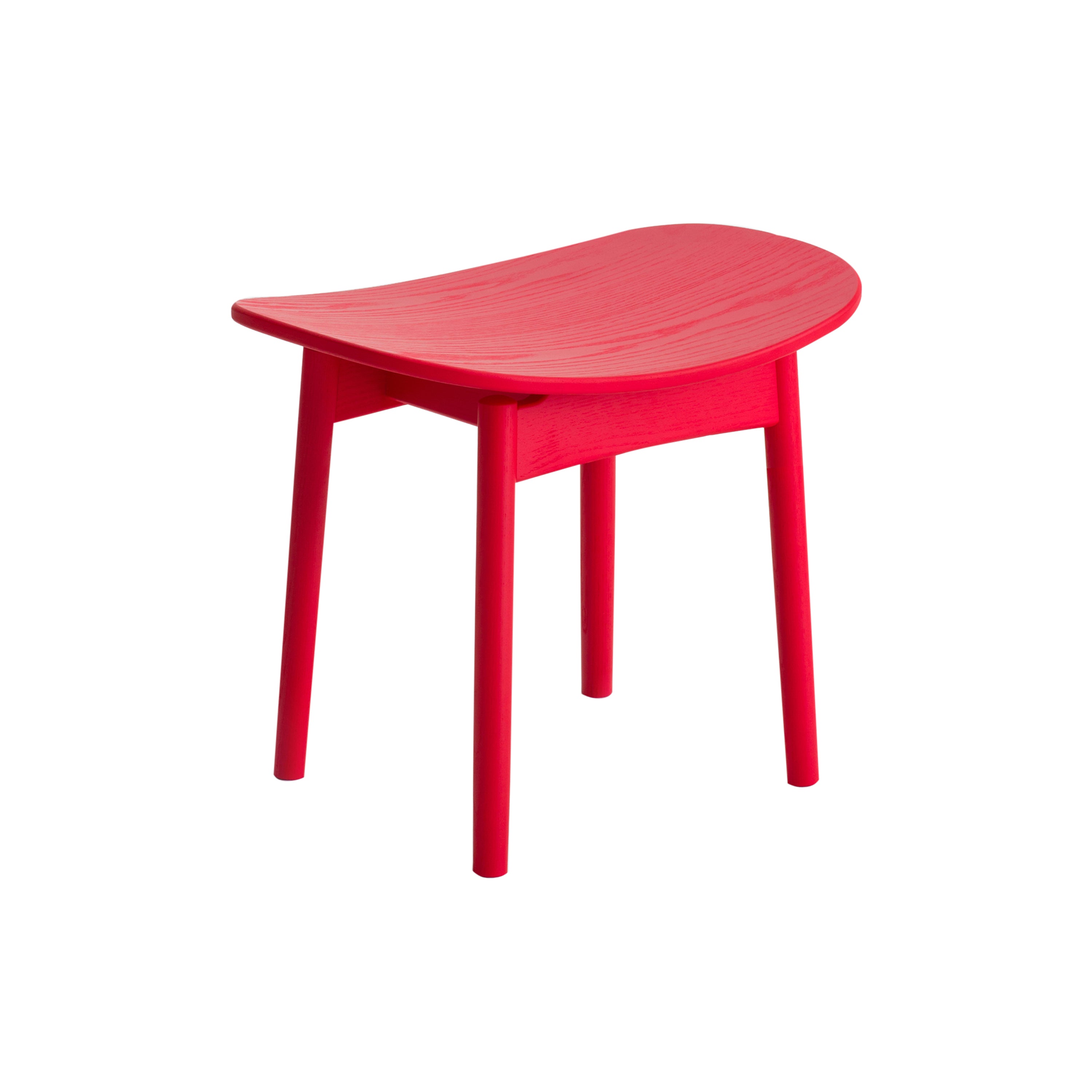 Saga Dining Stool: Ash Red