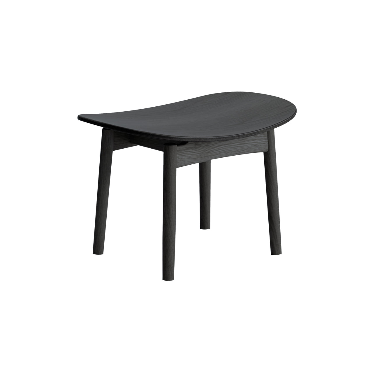 Saga Footstool: Sumi Ash